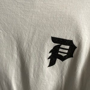 White primitive long sleeve dirty P